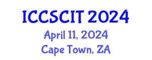 International Conference on Computer Science, Cybersecurity and Information Technology (ICCSCIT) April 11, 2024 - Cape Town, South Africa