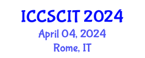 International Conference on Computer Science, Cybersecurity and Information Technology (ICCSCIT) April 04, 2024 - Rome, Italy