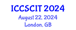 International Conference on Computer Science, Cybersecurity and Information Technology (ICCSCIT) August 22, 2024 - London, United Kingdom