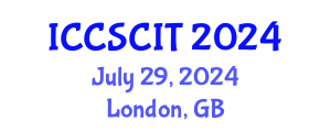 International Conference on Computer Science, Cybersecurity and Information Technology (ICCSCIT) July 29, 2024 - London, United Kingdom