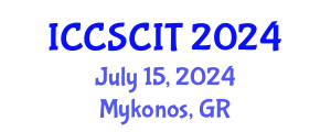 International Conference on Computer Science, Cybersecurity and Information Technology (ICCSCIT) July 15, 2024 - Mykonos, Greece