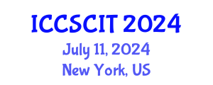 International Conference on Computer Science, Cybersecurity and Information Technology (ICCSCIT) July 11, 2024 - New York, United States
