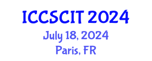 International Conference on Computer Science, Cybersecurity and Information Technology (ICCSCIT) July 18, 2024 - Paris, France