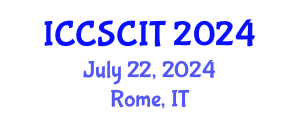 International Conference on Computer Science, Cybersecurity and Information Technology (ICCSCIT) July 22, 2024 - Rome, Italy