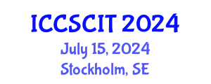 International Conference on Computer Science, Cybersecurity and Information Technology (ICCSCIT) July 15, 2024 - Stockholm, Sweden