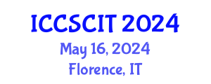 International Conference on Computer Science, Cybersecurity and Information Technology (ICCSCIT) May 16, 2024 - Florence, Italy