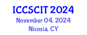 International Conference on Computer Science, Cybersecurity and Information Technology (ICCSCIT) November 04, 2024 - Nicosia, Cyprus
