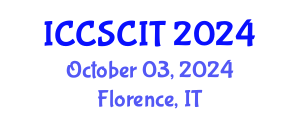 International Conference on Computer Science, Cybersecurity and Information Technology (ICCSCIT) October 03, 2024 - Florence, Italy