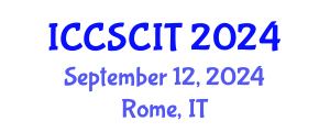 International Conference on Computer Science, Cybersecurity and Information Technology (ICCSCIT) September 12, 2024 - Rome, Italy
