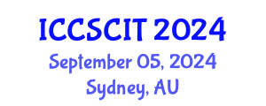 International Conference on Computer Science, Cybersecurity and Information Technology (ICCSCIT) September 05, 2024 - Sydney, Australia