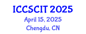 International Conference on Computer Science, Cybersecurity and Information Technology (ICCSCIT) April 15, 2025 - Chengdu, China