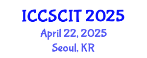 International Conference on Computer Science, Cybersecurity and Information Technology (ICCSCIT) April 22, 2025 - Seoul, Republic of Korea