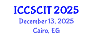 International Conference on Computer Science, Cybersecurity and Information Technology (ICCSCIT) December 13, 2025 - Cairo, Egypt