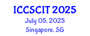 International Conference on Computer Science, Cybersecurity and Information Technology (ICCSCIT) July 05, 2025 - Singapore, Singapore