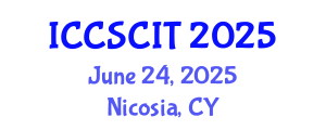 International Conference on Computer Science, Cybersecurity and Information Technology (ICCSCIT) June 24, 2025 - Nicosia, Cyprus