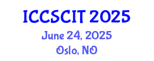 International Conference on Computer Science, Cybersecurity and Information Technology (ICCSCIT) June 24, 2025 - Oslo, Norway