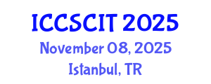 International Conference on Computer Science, Cybersecurity and Information Technology (ICCSCIT) November 08, 2025 - Istanbul, Turkey