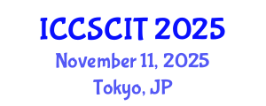 International Conference on Computer Science, Cybersecurity and Information Technology (ICCSCIT) November 11, 2025 - Tokyo, Japan