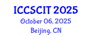 International Conference on Computer Science, Cybersecurity and Information Technology (ICCSCIT) October 06, 2025 - Beijing, China