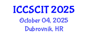 International Conference on Computer Science, Cybersecurity and Information Technology (ICCSCIT) October 04, 2025 - Dubrovnik, Croatia