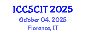 International Conference on Computer Science, Cybersecurity and Information Technology (ICCSCIT) October 04, 2025 - Florence, Italy