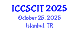 International Conference on Computer Science, Cybersecurity and Information Technology (ICCSCIT) October 25, 2025 - Istanbul, Turkey