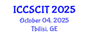 International Conference on Computer Science, Cybersecurity and Information Technology (ICCSCIT) October 04, 2025 - Tbilisi, Georgia