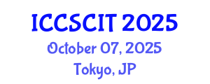 International Conference on Computer Science, Cybersecurity and Information Technology (ICCSCIT) October 07, 2025 - Tokyo, Japan