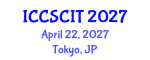 International Conference on Computer Science, Cybersecurity and Information Technology (ICCSCIT) April 22, 2027 - Tokyo, Japan International Conference on Computer Science, Cybersecurity and Information Technology (ICCSCIT) April 22, 2027 - Tokyo, Japan