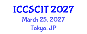 International Conference on Computer Science, Cybersecurity and Information Technology (ICCSCIT) March 25, 2027 - Tokyo, Japan International Conference on Computer Science, Cybersecurity and Information Technology (ICCSCIT) March 25, 2027 - Tokyo, Japan