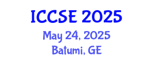 International Conference on Computer Science Education (ICCSE) May 24, 2025 - Batumi, Georgia