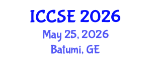 International Conference on Computer Science Education (ICCSE) May 25, 2026 - Batumi, Georgia International Conference on Computer Science Education (ICCSE) May 25, 2026 - Batumi, Georgia