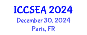 International Conference on Computer Science, Engineering and Applications (ICCSEA) December 30, 2024 - Paris, France