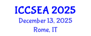International Conference on Computer Science, Engineering and Applications (ICCSEA) December 13, 2025 - Rome, Italy