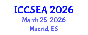International Conference on Computer Science, Engineering and Applications (ICCSEA) March 25, 2026 - Madrid, Spain