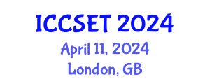 International Conference on Computer Science, Engineering and Technology (ICCSET) April 11, 2024 - London, United Kingdom