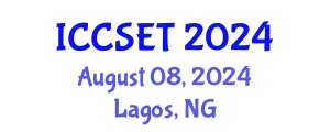 International Conference on Computer Science, Engineering and Technology (ICCSET) August 08, 2024 - Lagos, Nigeria