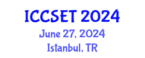 International Conference on Computer Science, Engineering and Technology (ICCSET) June 27, 2024 - Istanbul, Turkey