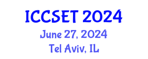 International Conference on Computer Science, Engineering and Technology (ICCSET) June 27, 2024 - Tel Aviv, Israel