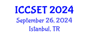 International Conference on Computer Science, Engineering and Technology (ICCSET) September 26, 2024 - Istanbul, Turkey