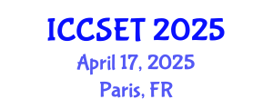 International Conference on Computer Science, Engineering and Technology (ICCSET) April 17, 2025 - Paris, France