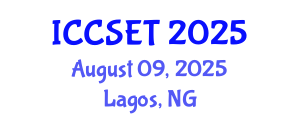 International Conference on Computer Science, Engineering and Technology (ICCSET) August 09, 2025 - Lagos, Nigeria