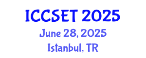 International Conference on Computer Science, Engineering and Technology (ICCSET) June 28, 2025 - Istanbul, Turkey