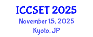 International Conference on Computer Science, Engineering and Technology (ICCSET) November 15, 2025 - Kyoto, Japan