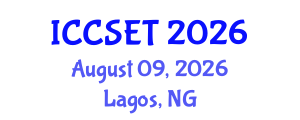 International Conference on Computer Science, Engineering and Technology (ICCSET) August 09, 2026 - Lagos, Nigeria