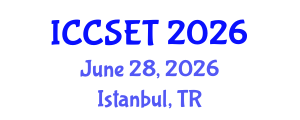 International Conference on Computer Science, Engineering and Technology (ICCSET) June 28, 2026 - Istanbul, Turkey