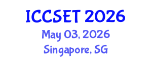 International Conference on Computer Science, Engineering and Technology (ICCSET) May 03, 2026 - Singapore, Singapore