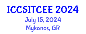 International Conference on Computer Science, Information Technology, Computer and Electrical Engineering (ICCSITCEE) July 15, 2024 - Mykonos, Greece