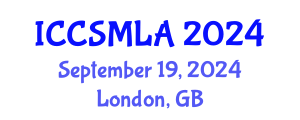 International Conference on Computer Science, Machine Learning and Analytics (ICCSMLA) September 19, 2024 - London, United Kingdom