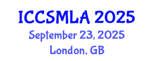 International Conference on Computer Science, Machine Learning and Analytics (ICCSMLA) September 23, 2025 - London, United Kingdom